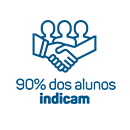 90% dos Alunos indicam
