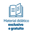 Material didático exclusivo, impresso e gratuito